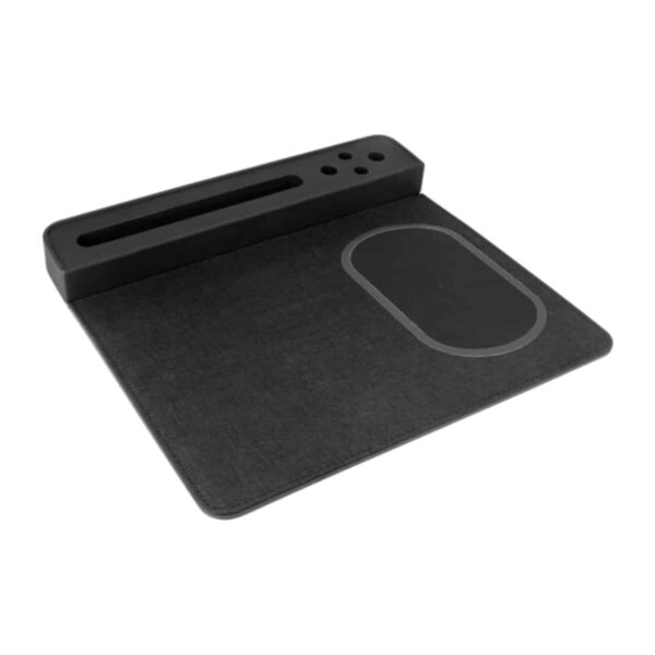 CARGADOR MOUSE PAD AGADIR NEGRO AST 002 N (PLÁSTICO / PU / TELA) - Imagen 5