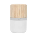 BOCINA LÁMPARA LAON BLANCO AUD 036 B (PLÁSTICO / BAMBÚ) - Image 2