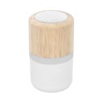 BOCINA LÁMPARA LAON BLANCO AUD 036 B (PLÁSTICO / BAMBÚ) - Image 4