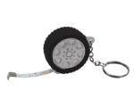 LLAVERO C/FLEXOMETRO 1 M. LLANTA B1175 NEGRO (PLÁSTICO / A150001 /  ARTICULOS PROMOCIONALES) - Image 2