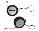 LLAVERO C/FLEXOMETRO 1 M. LLANTA B1175 NEGRO (PLÁSTICO / A150001 /  ARTICULOS PROMOCIONALES) - Image 3