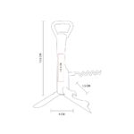 DESTAPADOR CON NAVAJA BEIGE BAR 024 BE (BAMBÚ / METAL) - Image 3