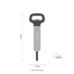 DESTAPADOR KAUPI GRIS BAR 028 G (BAMBÚ / ACERO INOXIDABLE) - Image 4