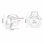 ASADOR CON HIELERA CAMPING NEGRO BBQ 002 (METAL / POLIÉSTER) - Image 5