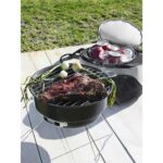 ASADOR CON HIELERA CAMPING NEGRO BBQ 002 (METAL / POLIÉSTER) - Image 4