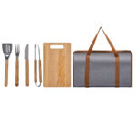 SET DE BBQ MOLT GRIS BBQ 018 G (ACERO INOXIDABLE Y MADERA UTENSILIOS / POLIÉSTER ESTUCHE) - Image 5