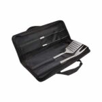 SET DE BBQ JASPER NEGRO BBQ 042 N (ACERO INOXIDABLE UTENSILIOS / POLIÉSTER ESTUCHE)