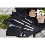 SET DE BBQ JASPER NEGRO BBQ 042 N (ACERO INOXIDABLE UTENSILIOS / POLIÉSTER ESTUCHE) - Image 3