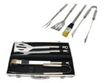 JGO DE BBQ C/ESTUCHE CROME BBQ017 PLATEADO (ACCESORIOS: ACERO INOXIDABLE // ESTUCHE: ALUMINIO / A110002 /  ARTICULOS PROMOCIONALES) - Image 2