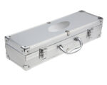 JGO DE BBQ C/ESTUCHE CROME BBQ017 PLATEADO (ACCESORIOS: ACERO INOXIDABLE // ESTUCHE: ALUMINIO / A110002 /  ARTICULOS PROMOCIONALES)