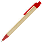 BOLÍGRAFO ECOLÓGICO GREEN LIFE BIOP01 ROJO (PAPEL / A090439 /  ARTICULOS PROMOCIONALES)