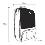 MOCHILA LACROSS NEGRO (BL 084 - POLIÉSTER/VINIPIEL) - Image 4