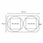 PARASOL INDUS PLATA (BL 009 - POLIÉSTER) - Image 2