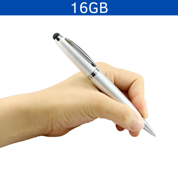 MEMORIA USB PEN STYLUS 16GB (USB229-U) PLATA - Imagen 2