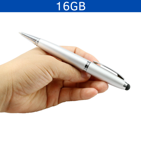 MEMORIA USB PEN STYLUS 16GB (USB229-U) PLATA - Imagen 3