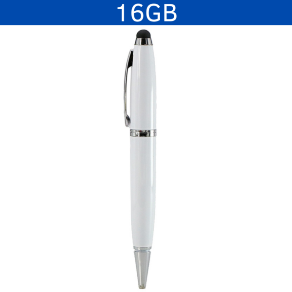 MEMORIA USB PEN STYLUS 16GB (USB229-U) BLANCO