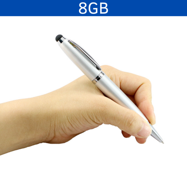 MEMORIA USB PEN STYLUS 8GB (USB140-U) NEGRO - Imagen 2