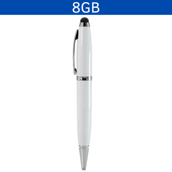 MEMORIA USB PEN STYLUS 8GB (USB140-U) BLANCO