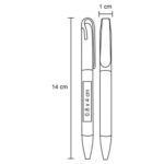 BOLÍGRAFO UXMAL AMARILLO (BP 8704BW - WHEAT STRAW) - Image 9