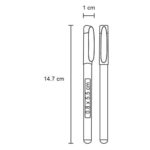 BOLÍGRAFO BOLTON AMARILLO (BP 8598 - PLÁSTICO/RUBBER) - Image 2