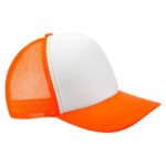GORRA TRUCKER NARANJA NEON CAP 004 ON (POLIÉSTER / RED DE POLIPROPILENO)