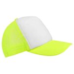GORRA TRUCKER AMARILLO NEON CAP 004 YN (POLIÉSTER / RED DE POLIPROPILENO)