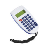 CALCULADORA CORDON REC CC4261 AZUL (PLÁSTICO / POLIÉSTER / A130031 /  ARTICULOS PROMOCIONALES)