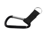 GANCHO CON CLIP ATLANTI CPG4738 NEGRO (ALUMINIO / A150150 /  ARTICULOS PROMOCIONALES)