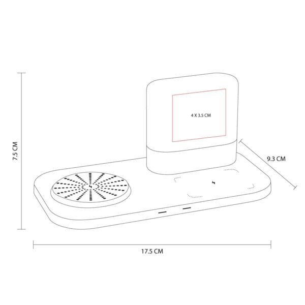 CARGADOR CON LÁMPARA LAMPPU BLANCO CRG 050 B (PLÁSTICO) - Imagen 3