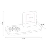 CARGADOR CON LÁMPARA LAMPPU BLANCO CRG 050 B (PLÁSTICO) - Image 3