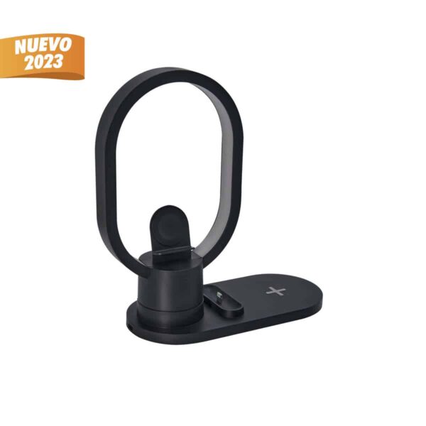 CARGADOR CON LÁMPARA VALOA NEGRO CRG 051 N (PLÁSTICO)