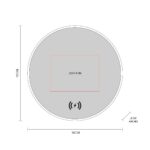 CARGADOR INALÁMBRICO TAMBLE NEGRO CRG 052 N (PLÁSTICO / PU) - Image 5