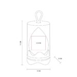 APLICADOR DE MAQUILLAJE SAIREA ROSA DAM 032 P (LÁTEX / PLÁSTICO) - Image 3