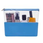 COSMETIQUERA ESMERALDA AZUL DAM 035 A (CURPIEL Y PVC EXTERIOR / POLIÉSTER FORRO) - Image 3