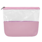 COSMETIQUERA ESMERALDA ROSA DAM 035 P (CURPIEL Y PVC EXTERIOR / POLIÉSTER FORRO)