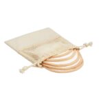 SET DE ALMOHADILLAS LUCÍA BEIGE DAM 040 BE (FIBRA DE BAMBÚ / ALGODÓN) - Image 4