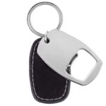 LLAVERO DESTAPADOR PHOENIX NEGRO DPO 023 N (CURPIEL / METAL) - Image 2