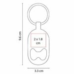 LLAVERO DESTAPADOR TELSEN GRIS METALICO DPO 050 G (METAL) - Image 4