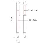 BOLÍGRAFO PLANET ROJO ECO 010 R (CARTÓN / PLÁSTICO) - Image 2