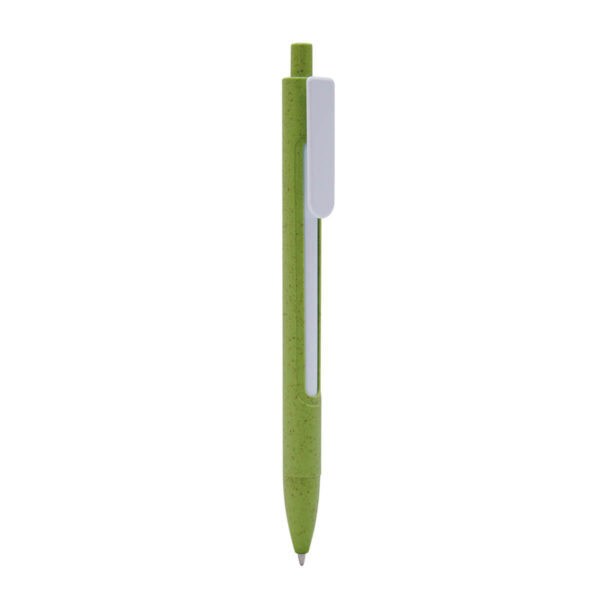 BOLÍGRAFO ECO GRURI VERDE ECO 080 V (PLÁSTICO / FIBRA DE TRIGO)