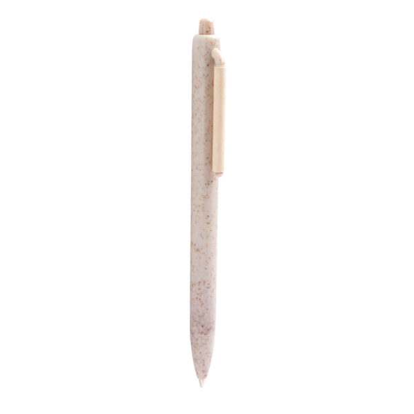 BOLÍGRAFO KIBRIT BEIGE ECO 090 BE (FIBRA DE TRIGO / PLÁSTICO / CARTÓN)