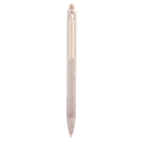 BOLÍGRAFO KIBRIT BEIGE ECO 090 BE (FIBRA DE TRIGO / PLÁSTICO / CARTÓN) - Imagen 2