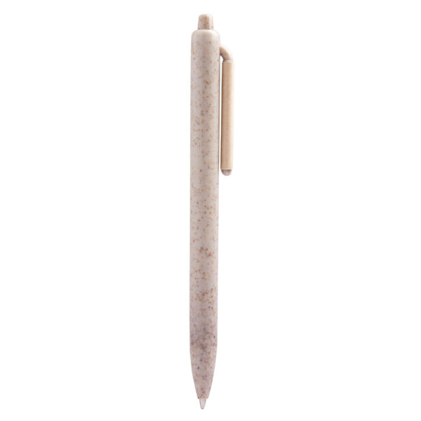 BOLÍGRAFO KIBRIT BEIGE ECO 090 BE (FIBRA DE TRIGO / PLÁSTICO / CARTÓN) - Imagen 3