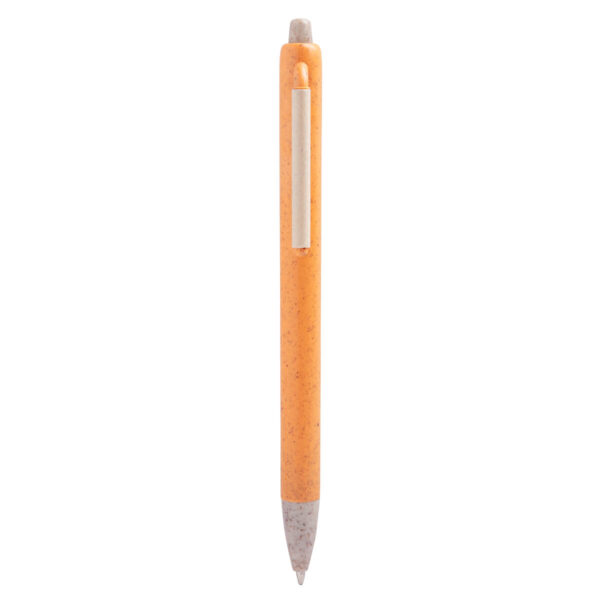 BOLÍGRAFO KIBRIT NARANJA ECO 090 O (FIBRA DE TRIGO / PLÁSTICO / CARTÓN) - Imagen 2