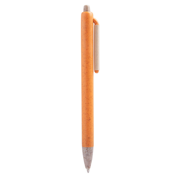 BOLÍGRAFO KIBRIT NARANJA ECO 090 O (FIBRA DE TRIGO / PLÁSTICO / CARTÓN) - Imagen 3