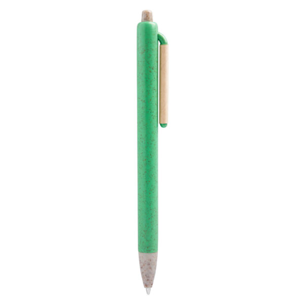 BOLÍGRAFO KIBRIT VERDE ECO 090 V (FIBRA DE TRIGO / PLÁSTICO / CARTÓN) - Imagen 3