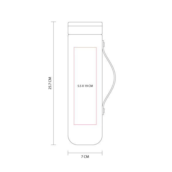 TERMO ICONIC AZUL ELM 002 A (ACERO INOXIDABLE / BAMBÚ / SILICÓN) - Imagen 5