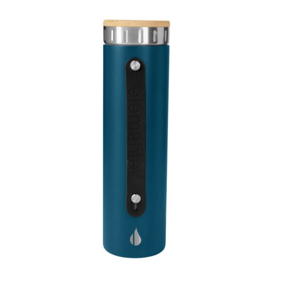 TERMO ICONIC AZUL ELM 002 A (ACERO INOXIDABLE / BAMBÚ / SILICÓN) - Imagen 2