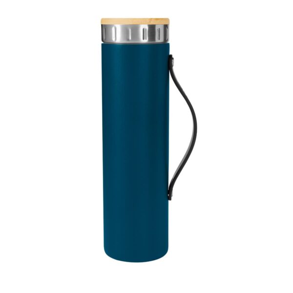 TERMO ICONIC AZUL ELM 002 A (ACERO INOXIDABLE / BAMBÚ / SILICÓN) - Imagen 3