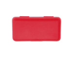 ESTUCHE DE MANICURE VELVET EM104 ROJO (ACCESORIOS: ACERO INOXIDABLE // ESTUCHE: PLÁSTICO PP / A100018 /  ARTICULOS PROMOCIONALES)